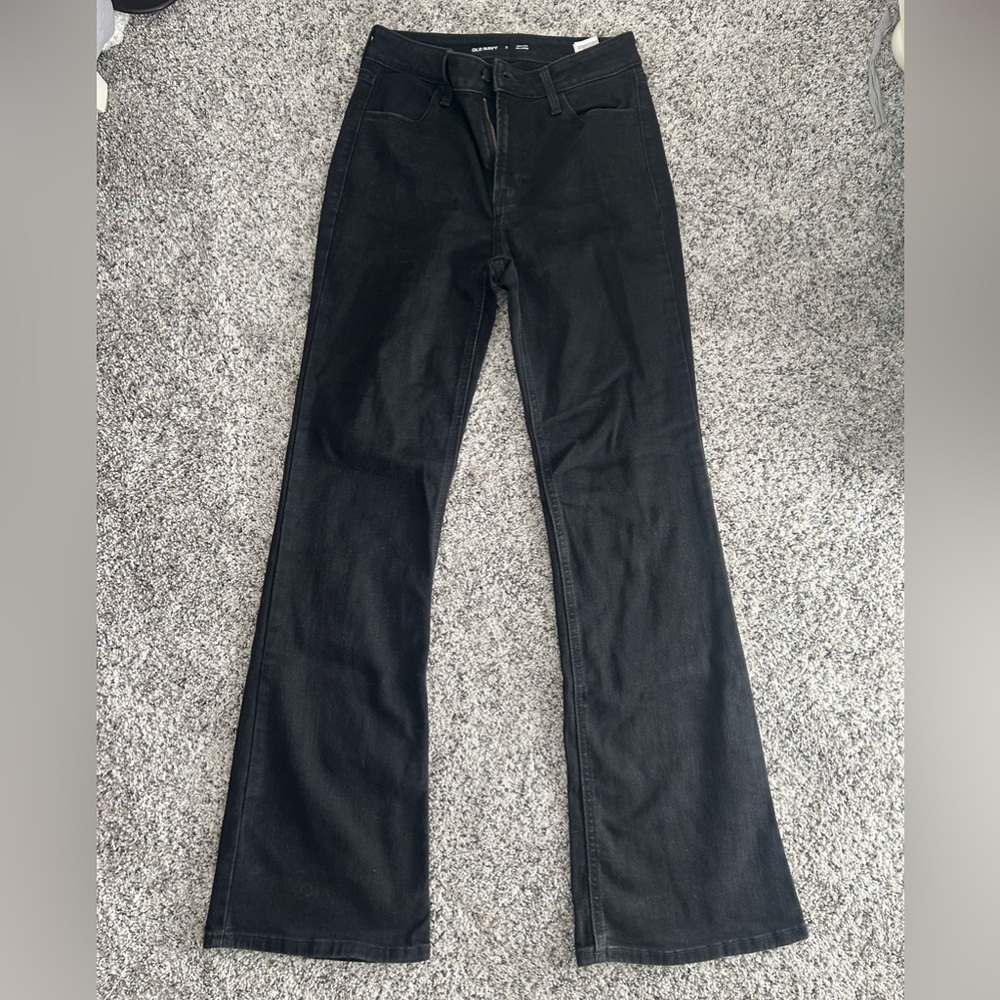 Old Navy Black Flare Women's Jeans